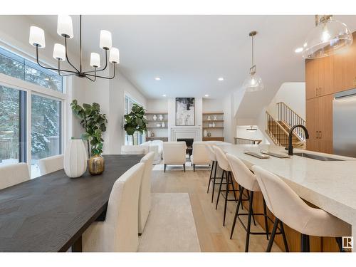 6A Marlboro Rd Nw, Edmonton, AB - Indoor Photo Showing Dining Room