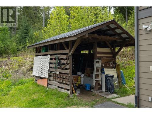 Enclosed Wood Shed - 68 Specht Road, Cherryville, BC 