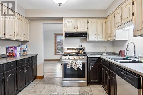 213 Wedgewood, Tecumseh, ON - Indoor Photo Showing Kitchen With Double Sink