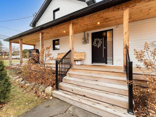 Exterior entrance - 519 Rue Principale, Cowansville, QC - Outdoor With Deck Patio Veranda With Exterior