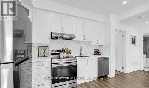 125 - 3050 Erin Centre Boulevard, Mississauga, ON - Indoor Photo Showing Kitchen With Stainless Steel Kitchen With Upgraded Kitchen