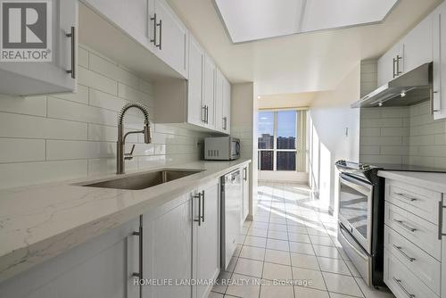 1408 - 5 Rowntree Road, Toronto, ON - Indoor Photo Showing Kitchen With Upgraded Kitchen