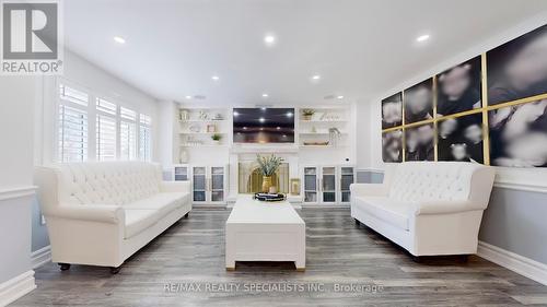 61 Braidwood Lake Road, Brampton, ON - Indoor Photo Showing Living Room With Fireplace