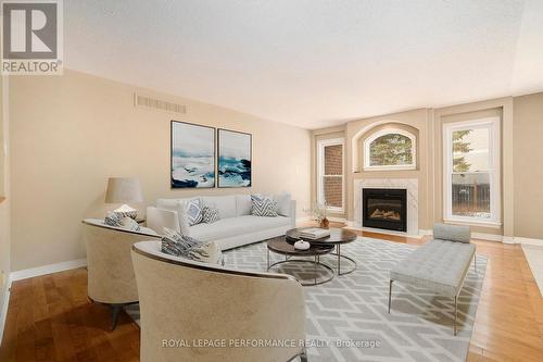 70 Forest Gate Way, Ottawa, ON - Indoor Photo Showing Living Room With Fireplace