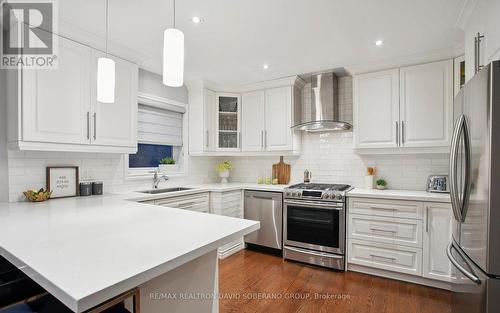 19 Vinci Crescent, Toronto, ON - Indoor Photo Showing Kitchen With Stainless Steel Kitchen With Upgraded Kitchen