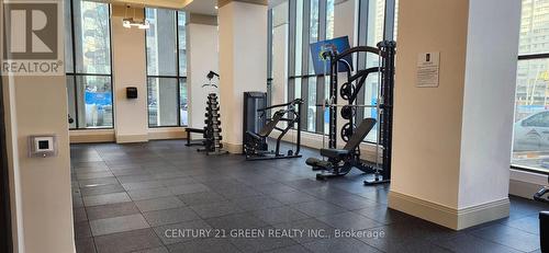 2801 - 30 Elm Drive W, Mississauga, ON - Indoor Photo Showing Gym Room