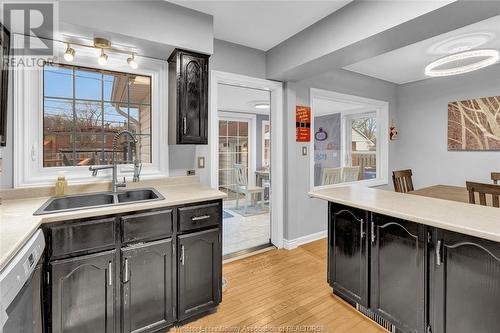 3456 Glenwood, Windsor, ON - Indoor Photo Showing Kitchen With Double Sink