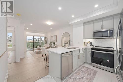 214 - 1560 Upper West Avenue, London, ON - Indoor Photo Showing Kitchen With Stainless Steel Kitchen With Upgraded Kitchen