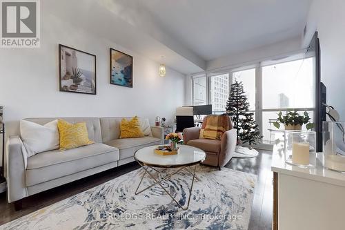 1307 - 1 The Esplanade Drive, Toronto, ON - Indoor Photo Showing Living Room