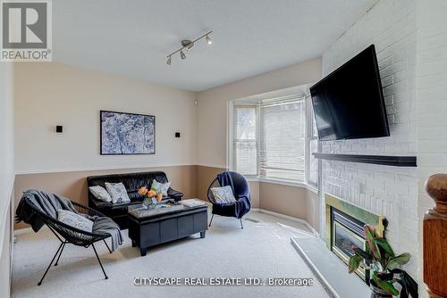 46 Nuttall Street, Brampton, ON - Indoor With Fireplace