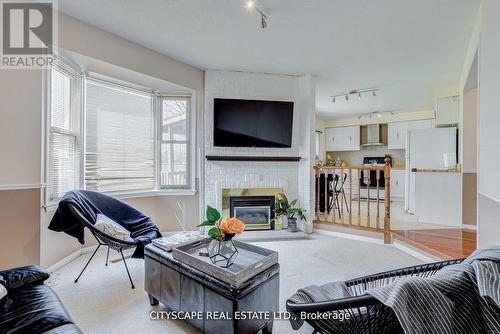 46 Nuttall Street, Brampton, ON - Indoor Photo Showing Living Room With Fireplace