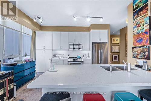 508 - 530 St. Clair Avenue W, Toronto, ON - Indoor Photo Showing Kitchen With Stainless Steel Kitchen With Double Sink