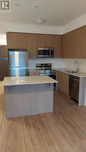 206 - 490 Gordon Krantz Avenue, Milton, ON - Indoor Photo Showing Kitchen With Stainless Steel Kitchen With Double Sink