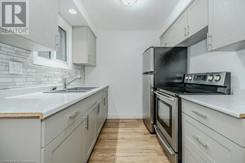 165 Green Valley Drive Unit# 2, Kitchener, ON - Indoor Photo Showing Kitchen With Stainless Steel Kitchen With Double Sink