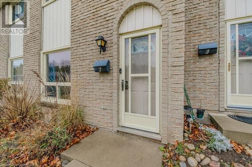 View of property entrance - 165 Green Valley Drive Unit# 2, Kitchener, ON - Outdoor With Exterior