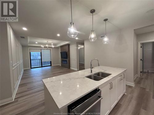 1855 Wyoming Avenue Unit# 305, Lasalle, ON - Indoor Photo Showing Kitchen With Double Sink With Upgraded Kitchen