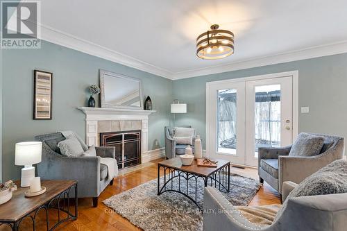 208 Bay Road, Rideau Lakes, ON - Indoor Photo Showing Living Room With Fireplace