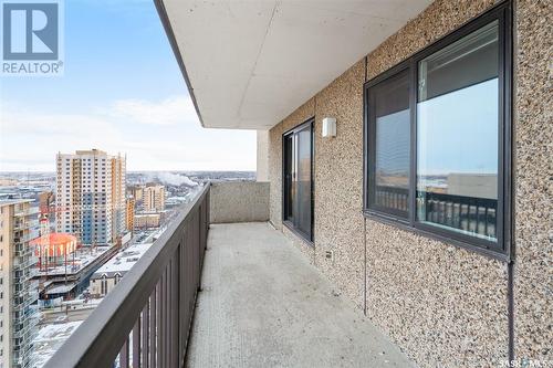 2501 311 6Th Avenue N, Saskatoon, SK - Outdoor With Balcony With Exterior