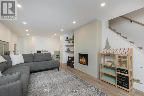 110 Zina Street, Orangeville, ON - Indoor Photo Showing Living Room With Fireplace