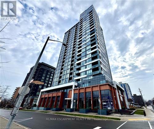 1101 - 500 Brock Avenue, Burlington, ON - Outdoor With Balcony With Facade