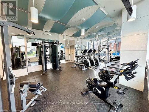 1101 - 500 Brock Avenue, Burlington, ON - Indoor Photo Showing Gym Room