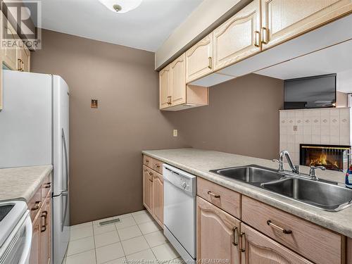 1185 Grand Marais West Unit# 5, Windsor, ON - Indoor Photo Showing Kitchen With Double Sink