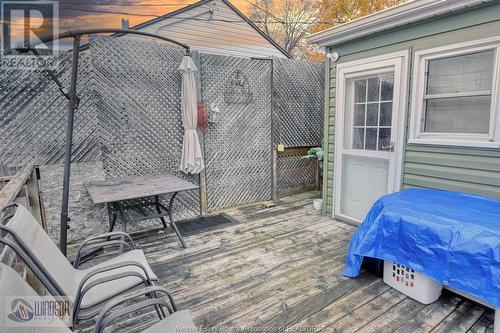 2153 Wellesley, Windsor, ON - Outdoor With Deck Patio Veranda With Exterior