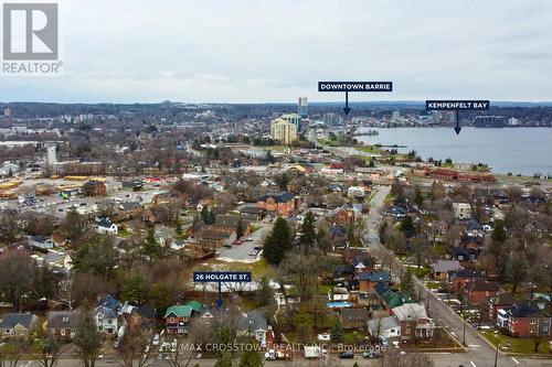 26 Holgate Street, Barrie, ON - Outdoor With Body Of Water With View