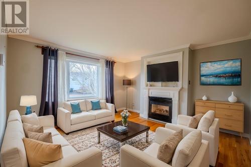 9 Bugler Place, St. John'S, NL - Indoor Photo Showing Living Room With Fireplace