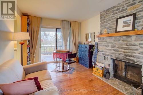 491 Hillcrest Road, Elizabethtown-Kitley, ON - Indoor Photo Showing Living Room With Fireplace