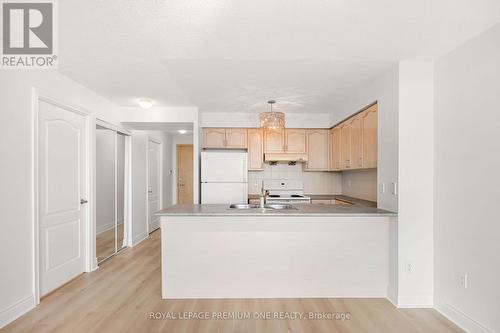 610 - 50 Brian Harrison Way, Toronto, ON - Indoor Photo Showing Kitchen With Double Sink