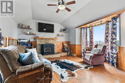 85102 Brussels Line, Huron East (Brussels), ON - Indoor Photo Showing Living Room With Fireplace