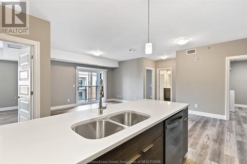 716 Brownstone Unit# 208, Tecumseh, ON - Indoor Photo Showing Kitchen With Double Sink