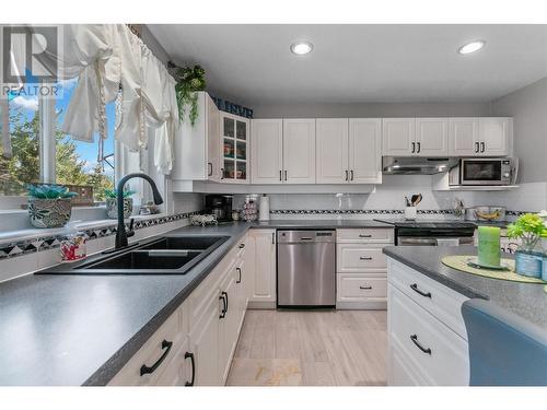 127 Westridge Drive, Princeton, BC - Indoor Photo Showing Kitchen With Double Sink