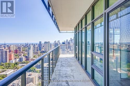 3703 - 33 Charles Street, Toronto, ON - Outdoor With Balcony With View With Exterior