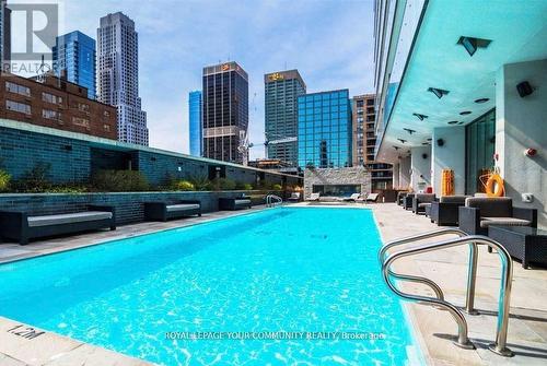 3703 - 33 Charles Street, Toronto, ON - Outdoor With In Ground Pool