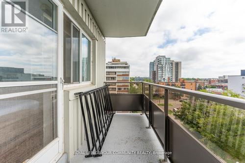 704 - 15 Elizabeth Street N, Mississauga, ON - Outdoor With Balcony With View With Exterior