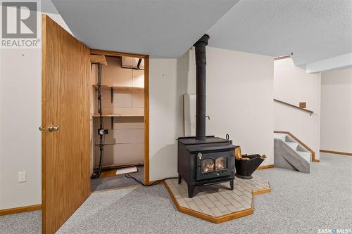 8 Chemin Bellevue Road, Battleford, SK - Indoor With Fireplace