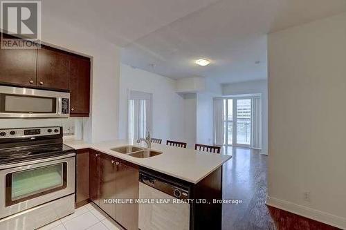 508 - 50 Absolute Avenue, Mississauga, ON - Indoor Photo Showing Kitchen With Double Sink