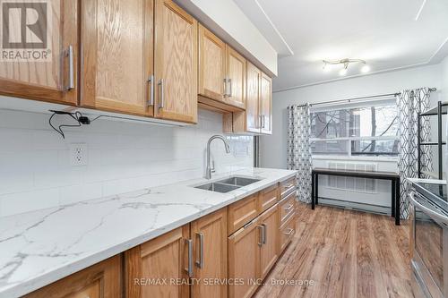 203 - 11 Woodman Drive S, Hamilton, ON - Indoor Photo Showing Kitchen With Double Sink With Upgraded Kitchen