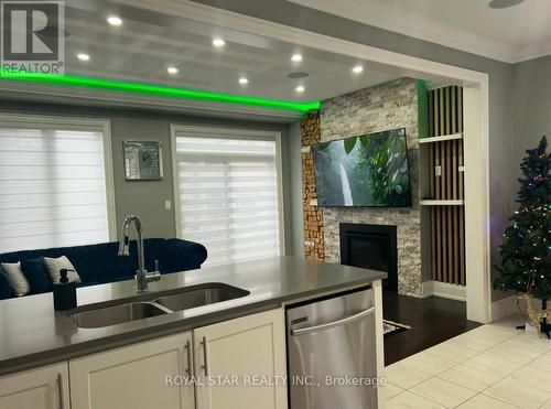 25 Christine Elliott Avenue, Whitby, ON - Indoor Photo Showing Kitchen With Double Sink