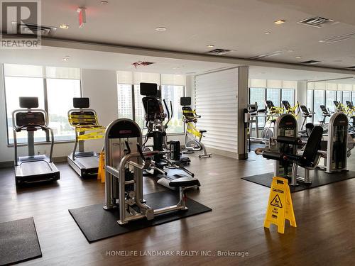 2310 - 510 Curran Place, Mississauga, ON - Indoor Photo Showing Gym Room