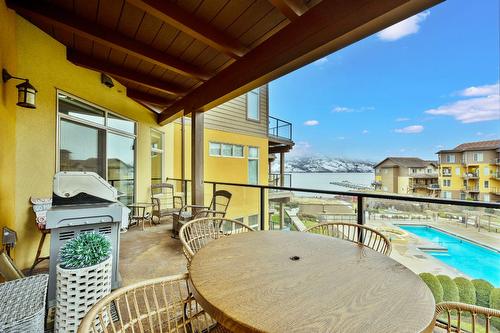 6304-4026 Pritchard Drive, West Kelowna, BC - Outdoor With In Ground Pool With Deck Patio Veranda With Exterior