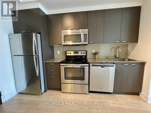 1510 - 88 Sheppard Avenue E, Toronto, ON - Indoor Photo Showing Kitchen With Stainless Steel Kitchen