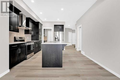 317 Corner Glen Way Ne, Calgary, AB - Indoor Photo Showing Kitchen With Upgraded Kitchen