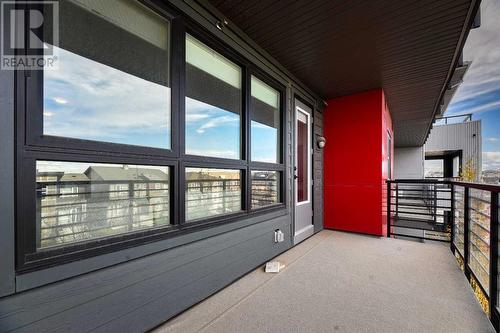 Huge Balcony - 1308, 350 Livingston Common Ne, Calgary, AB - Outdoor With Exterior