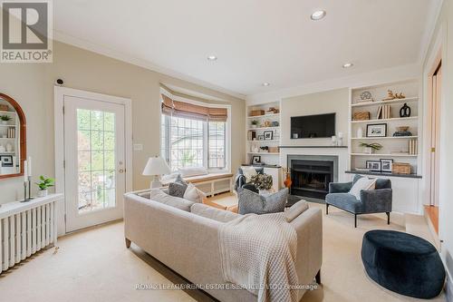 30 Chudleigh Avenue, Toronto, ON - Indoor Photo Showing Living Room With Fireplace