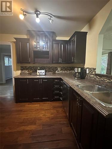 55 Holletts Road, Marystown, NL - Indoor Photo Showing Kitchen With Double Sink