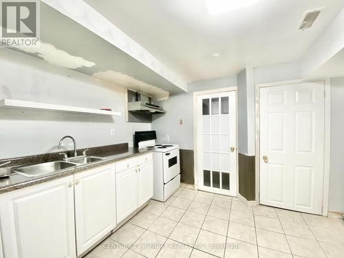 Basemen - 128 Stevenson Road S, Oshawa (Vanier), ON - Indoor Photo Showing Kitchen With Double Sink