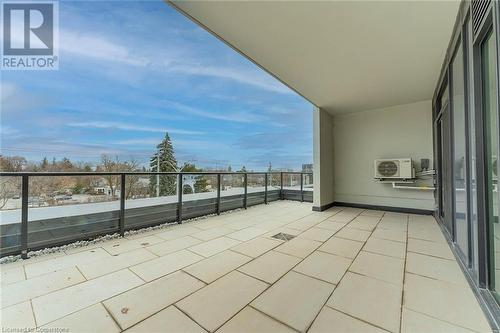 View of 353 sq ft private terrace - 741 King Street W Unit# 301, Kitchener, ON - Outdoor With View With Exterior